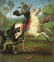 Raphael St George Fighting the Dragon