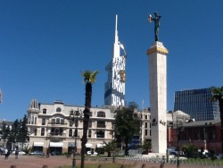 Batumi centre including Hilton Hotel