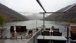 View from Pinhao over Douro River 