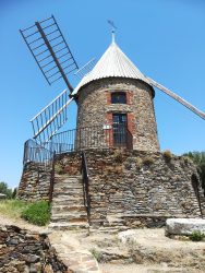 14th century windmill, Collioure