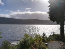 View from hostel over Loch Ness