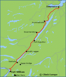 Map the Great Glen Way