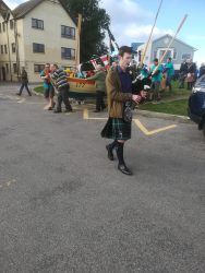 Launch of new boat in Nairn