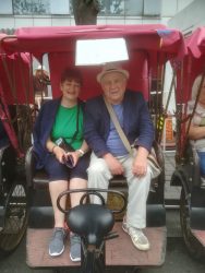 A rickshaw ride