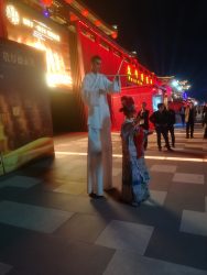 Street theatre in Xian