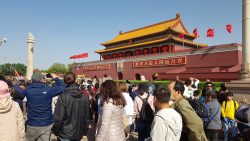 Mao Tse Tung outside the Forbidden City