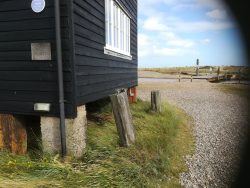 Wooden houses on stilts